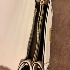 Michael KORS crossbody with silver and gold hardward